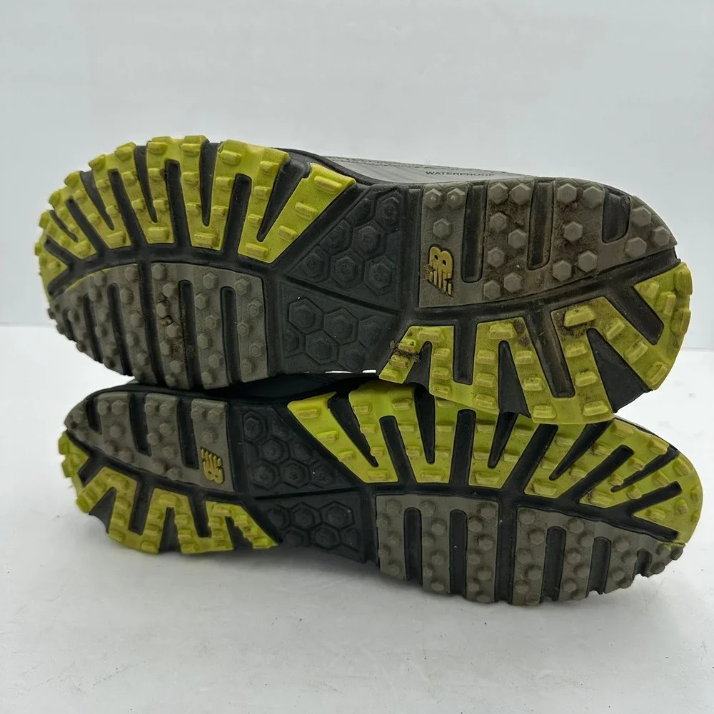 New Balance Minimus NBG1005 Men Golf Shoes Grey Yellow Waterproof Spikeless 12 D